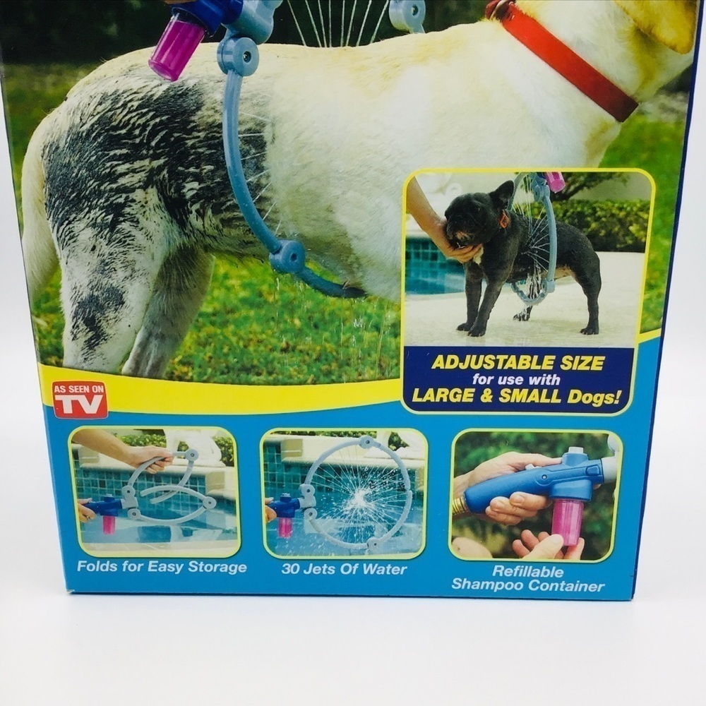 New Woof Washer 360 Dog Pet Groom Shower Bath Wash - Picture 3 of 4